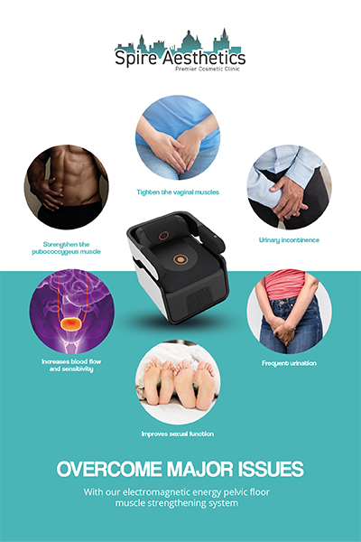 Image of EMS chair to treat Urine leakage Tonbridge from Spire Aesthetics