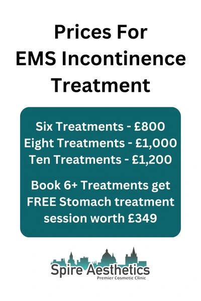 EMS Incontinence Treatment Prices Tonbridge