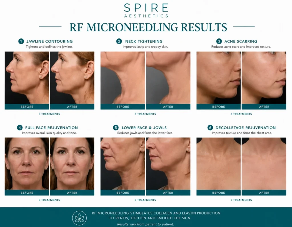 RF Microneedling Skin tightening Tonbridge results