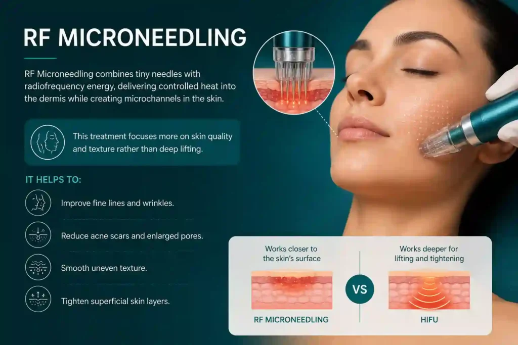 What Does RF Microneedling Do That HIFU Alone Cannot Tonbridge